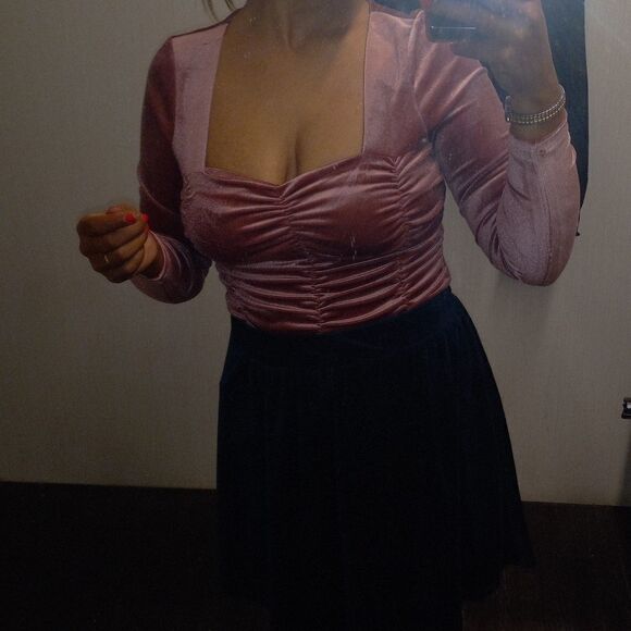 Velvet or plaid Skirt - Picture 9 of 16